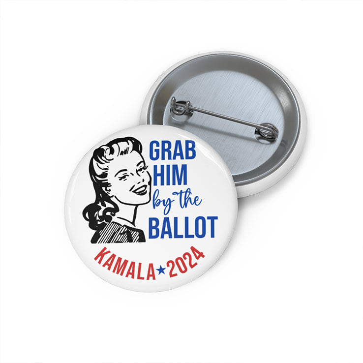 Kamala Tin Plate Badge