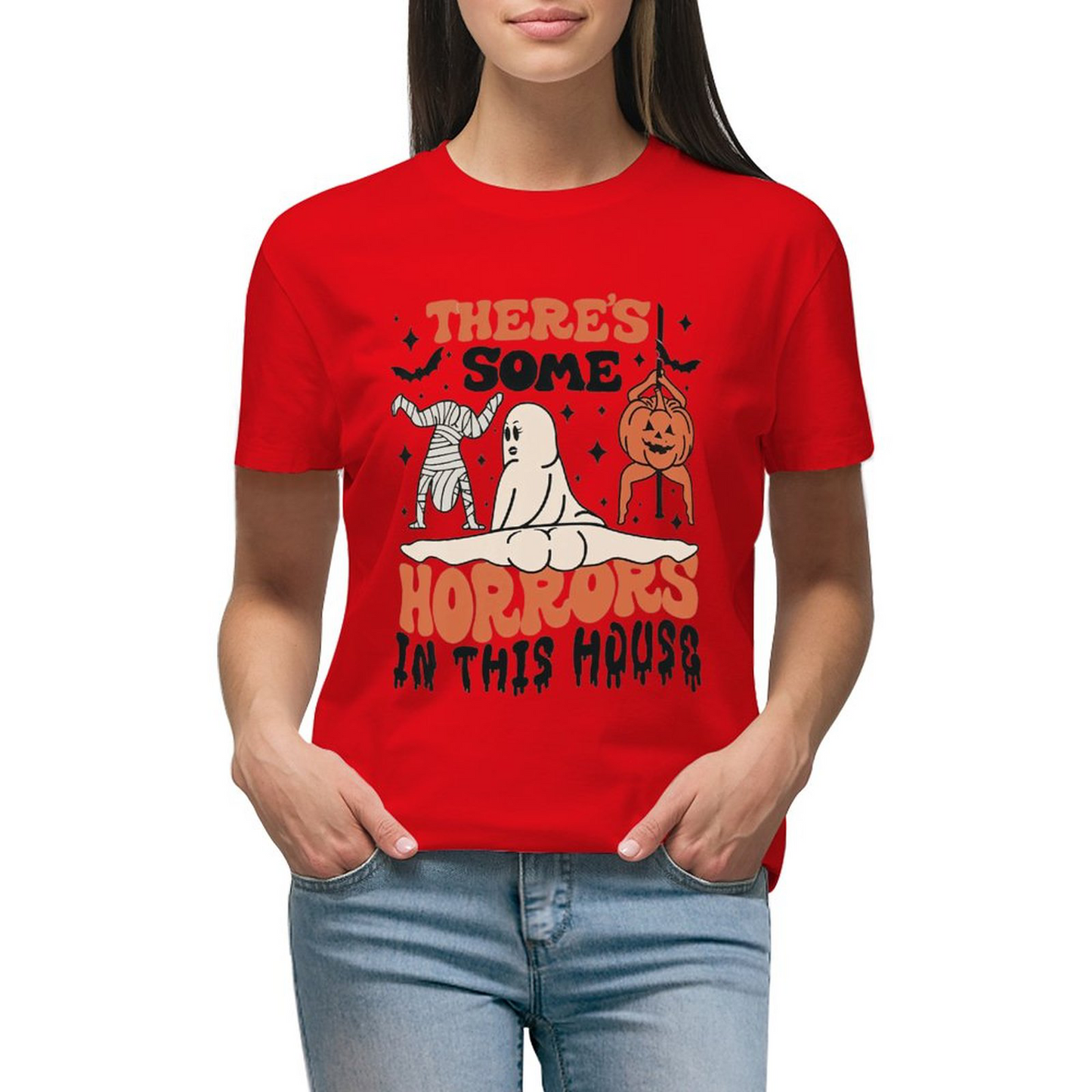 There's Some Horrors Female T-shirt