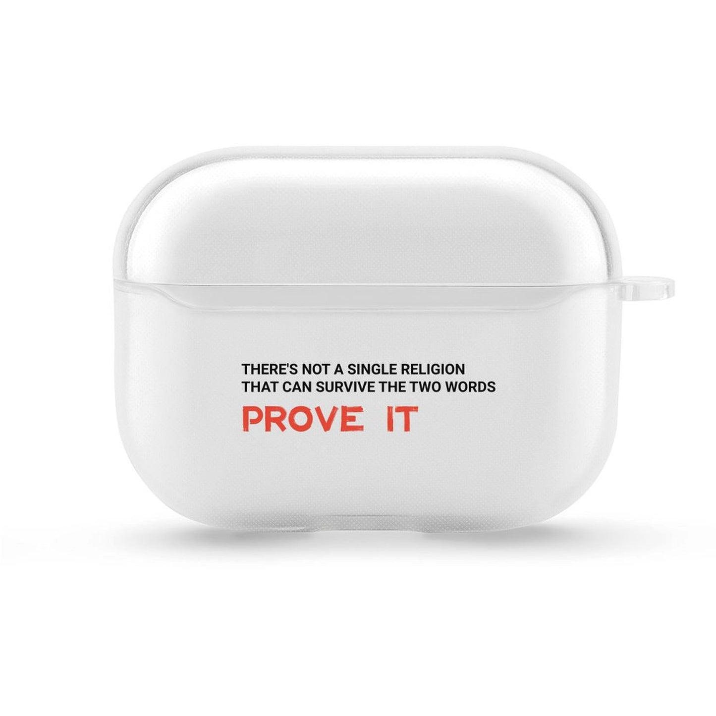 funny words TPU Earbuds Case for AirPods