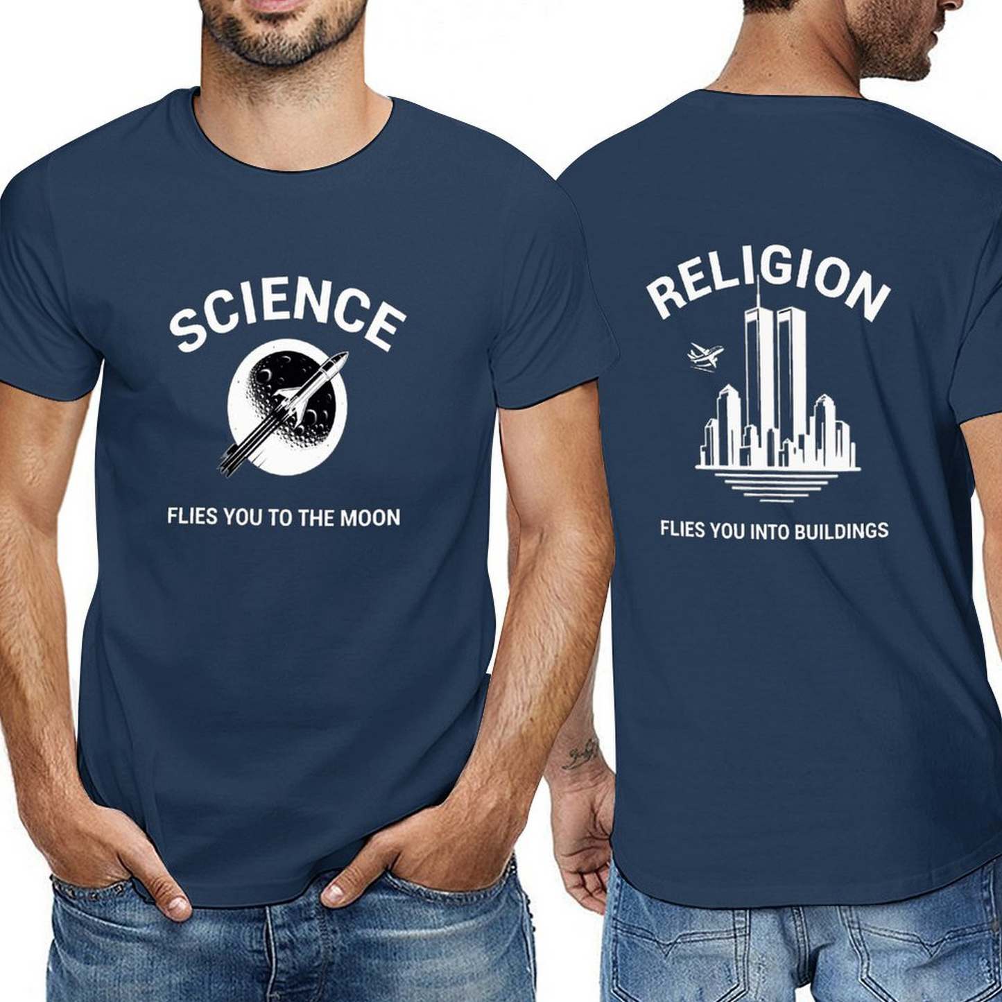 Science&Religon T-shirt
