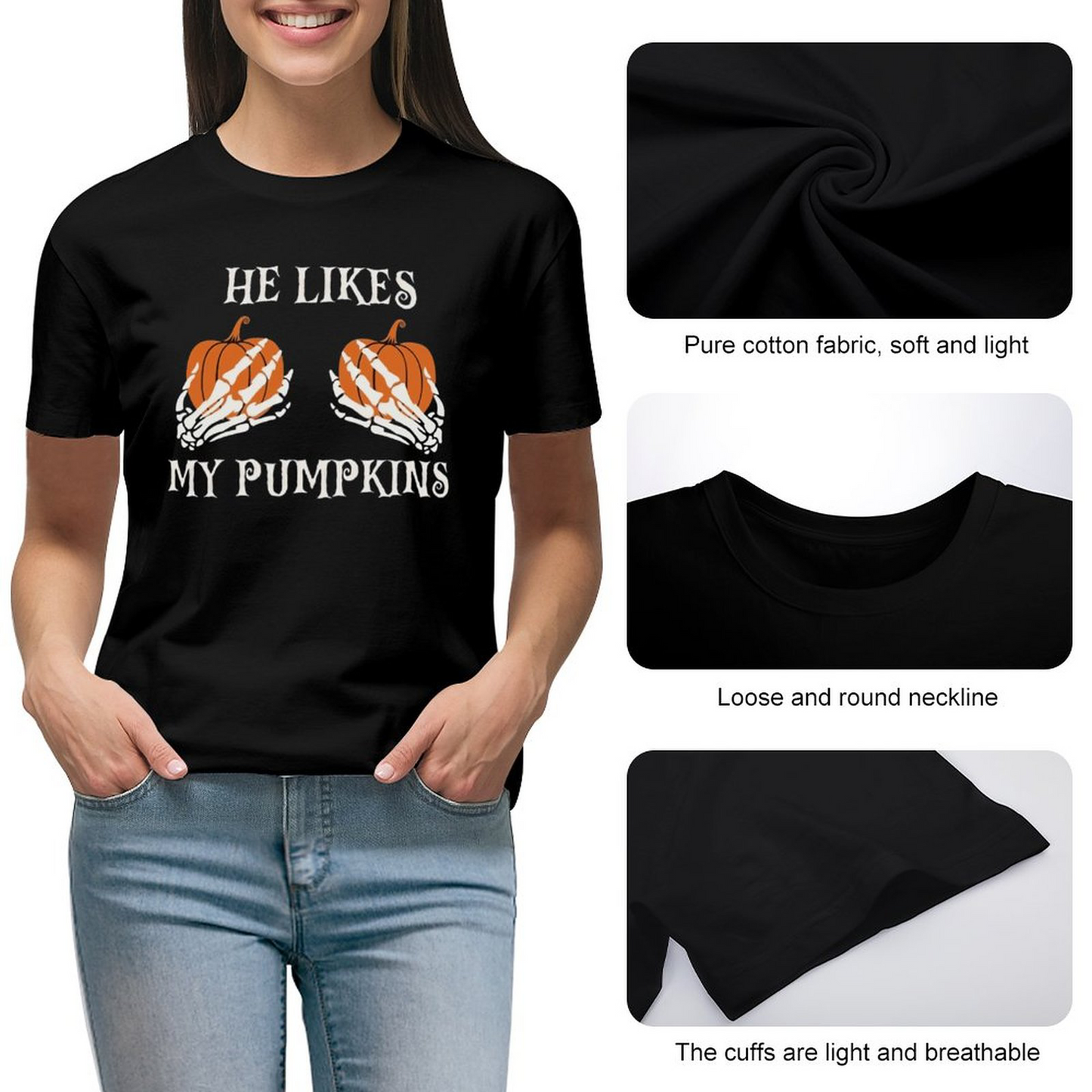 HALLOWEEN FOR SHE 2 Female T-shirT