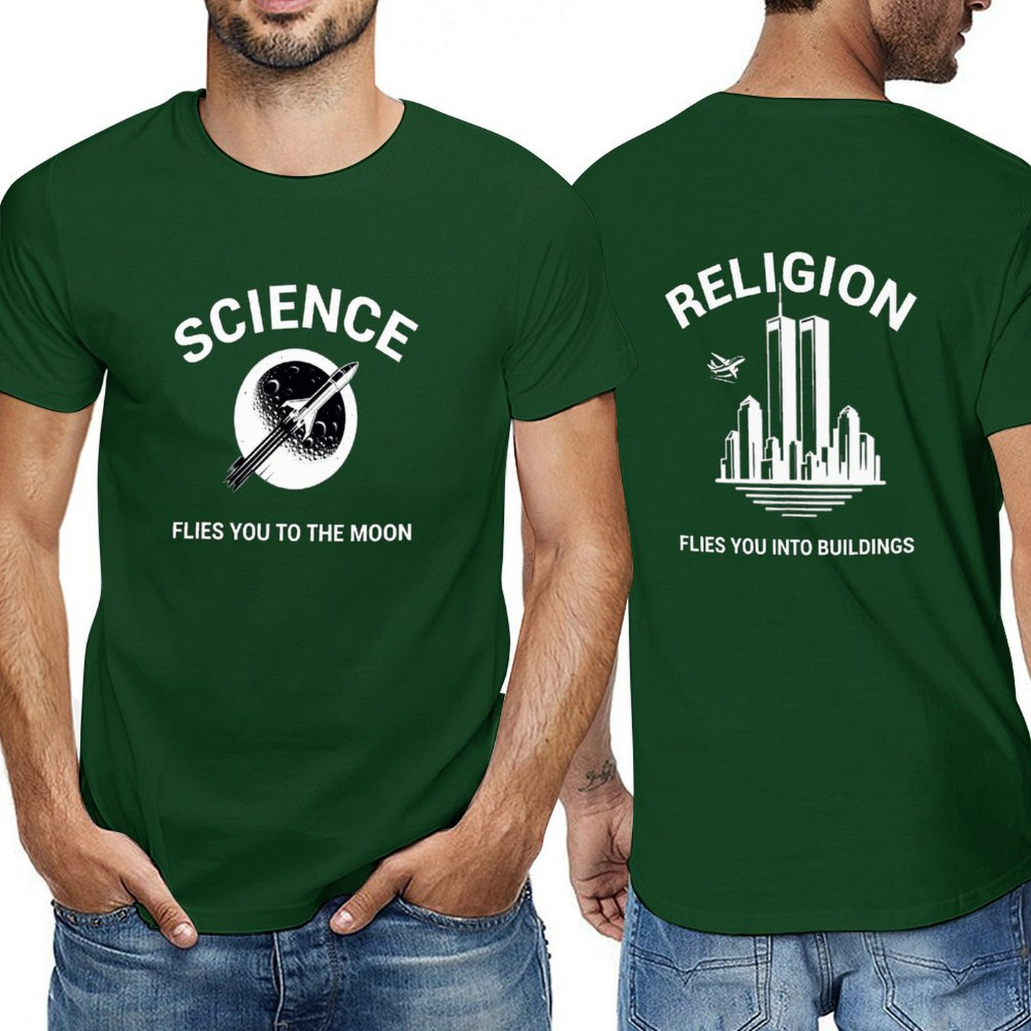 Science&Religon T-shirt