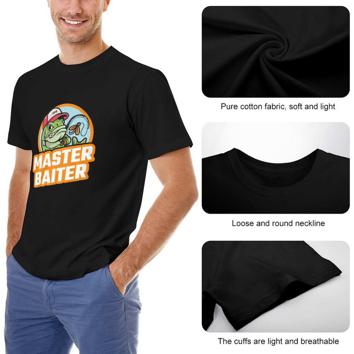 Men's T-shirt MASTER BAITER