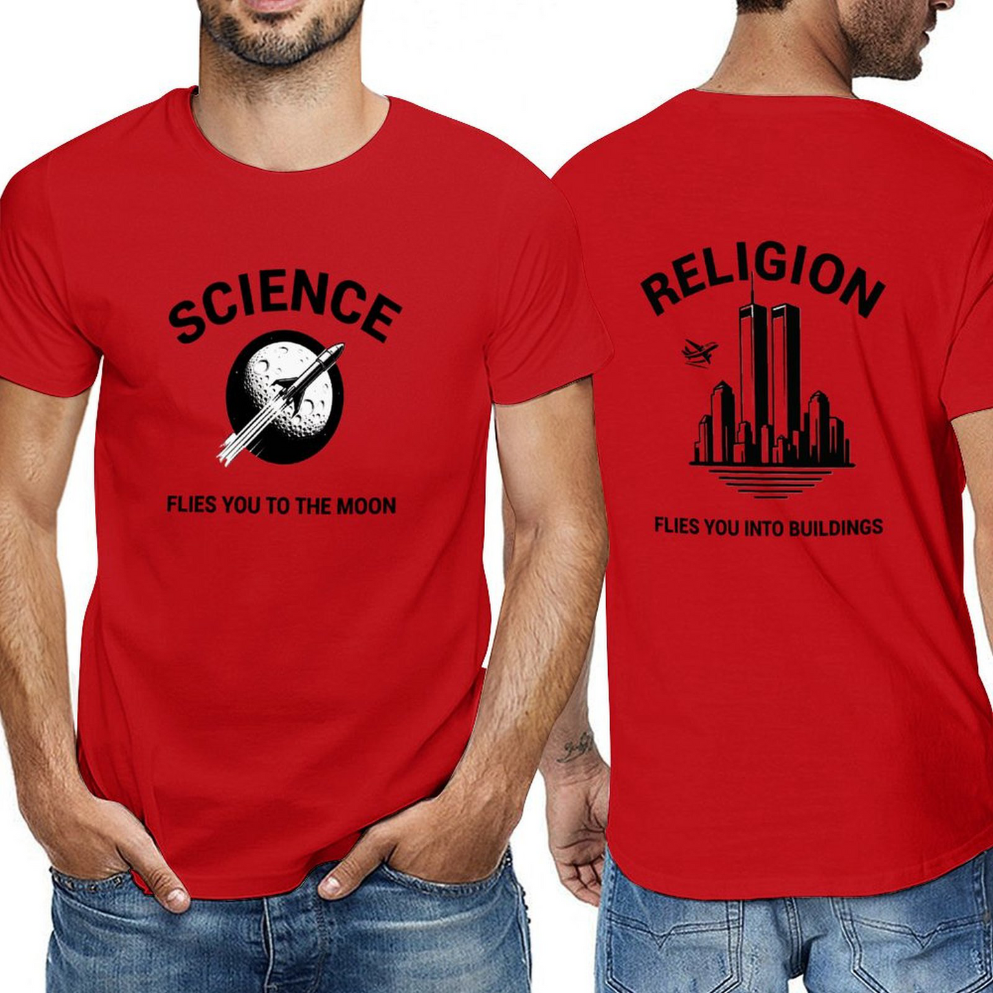 Science&Religon T-shirt