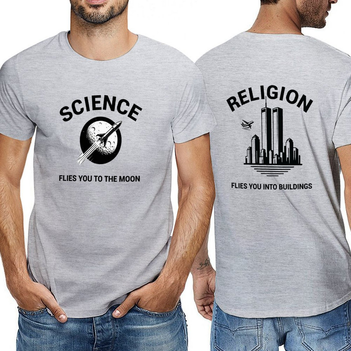 Science&Religon T-shirt