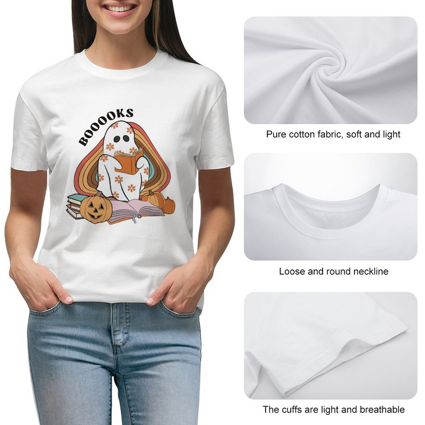 Female T-shirt Booooks