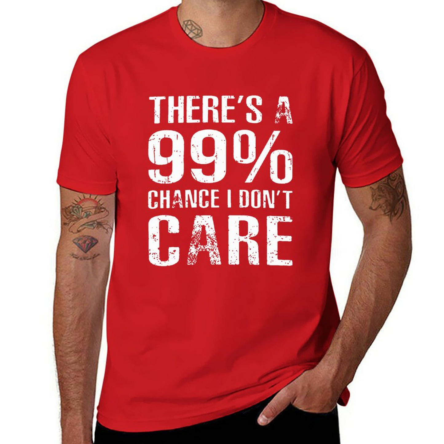 99% care Short Sleeve T-shirt for Men