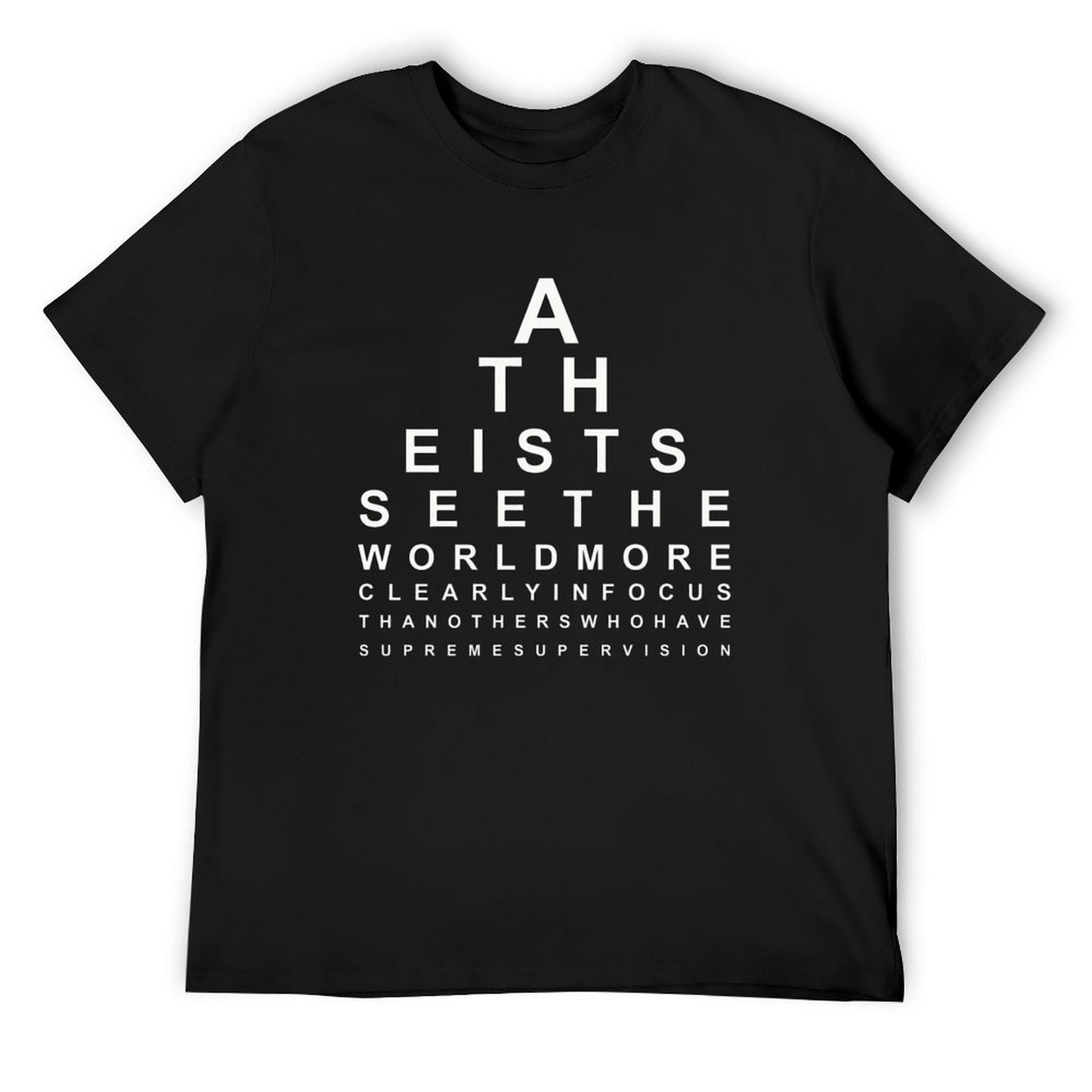 ATHEISTS SEE THE WORLD_T-shirt