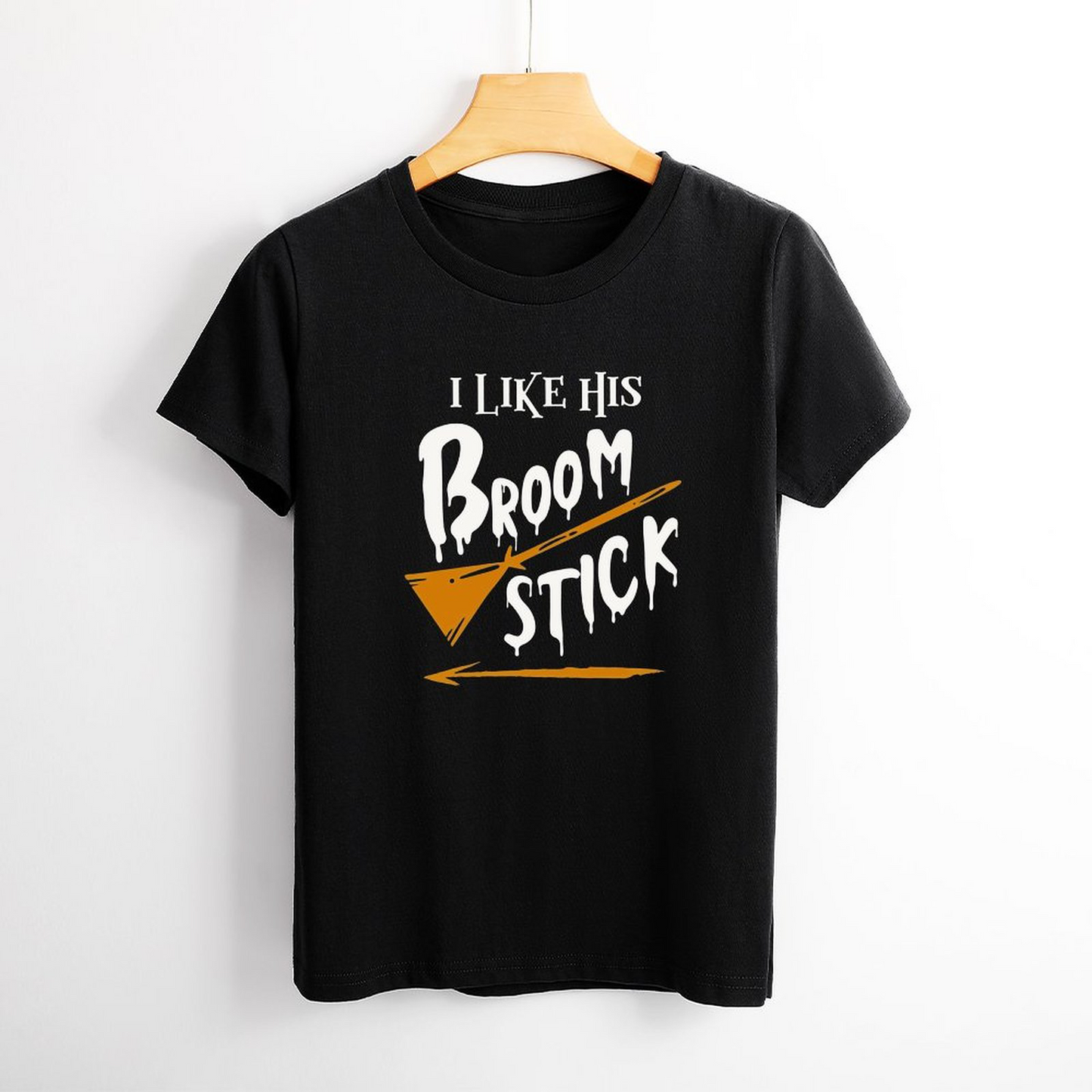 Female T-shirt Ilikehis Broomstick