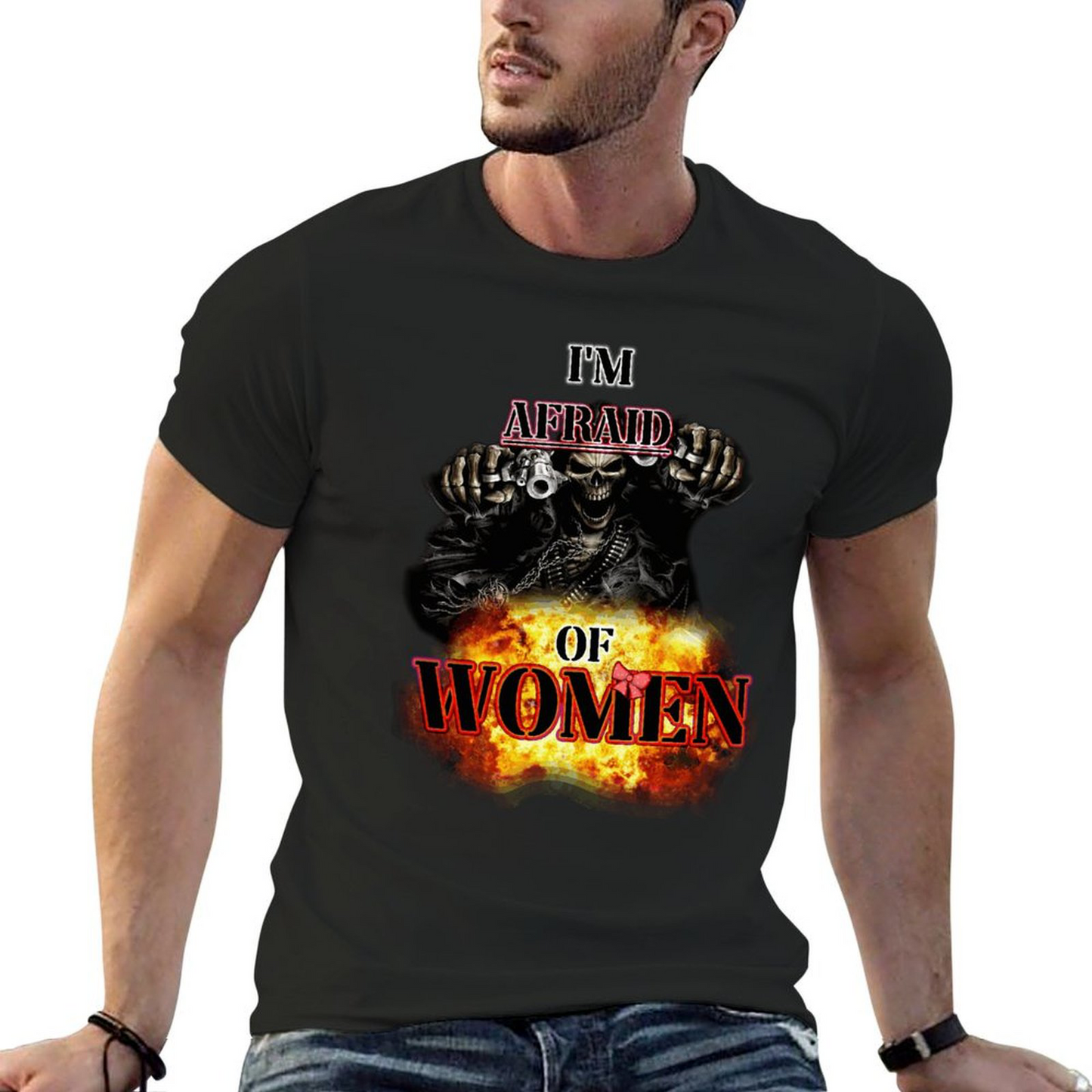 T-shirt Afraid of Women