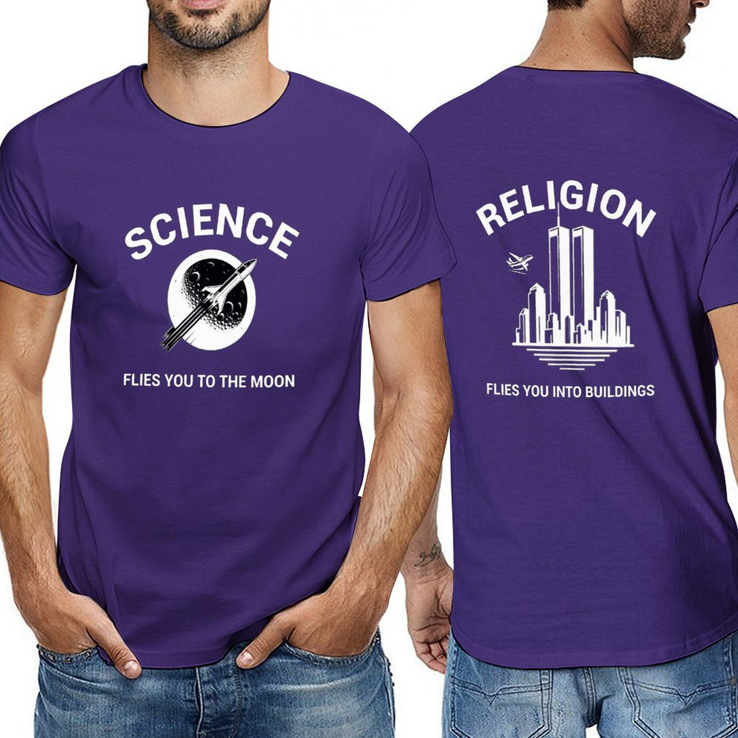 Science&Religon T-shirt