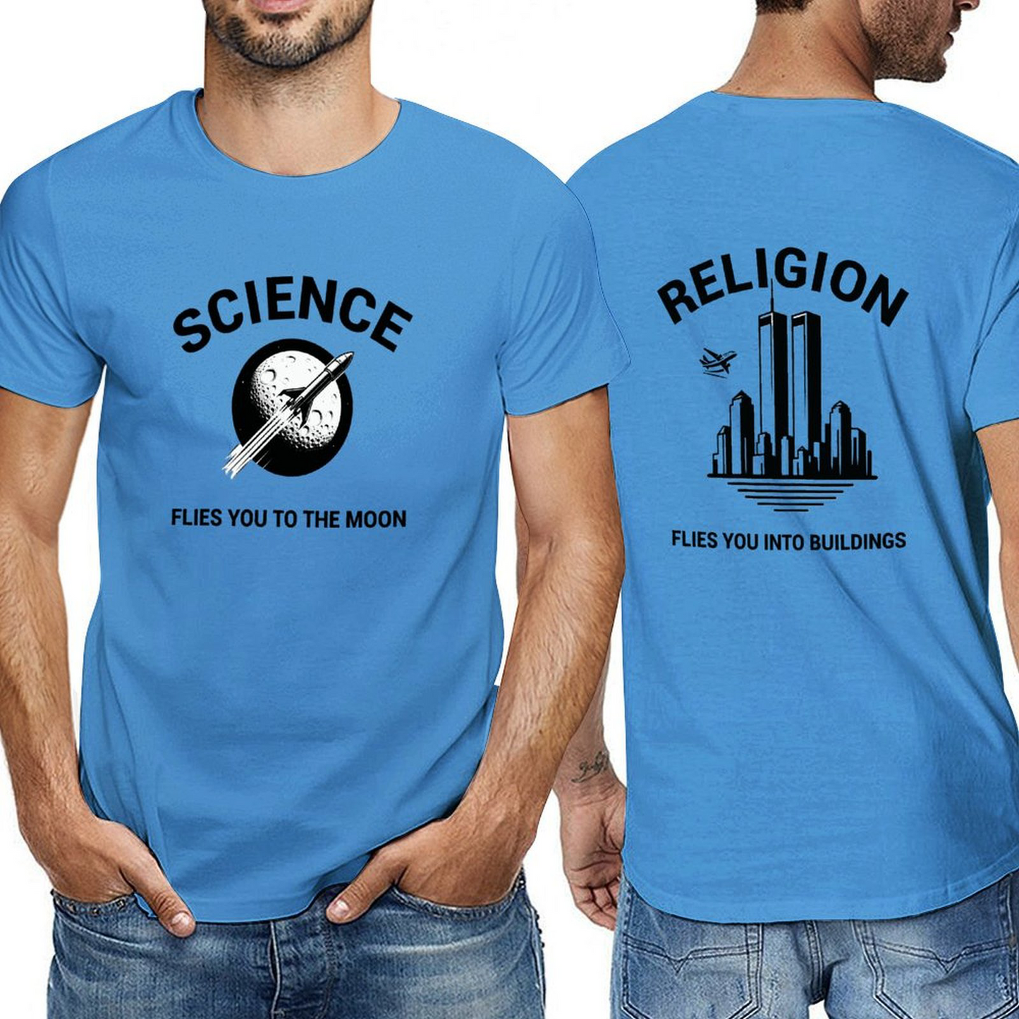 Science&Religon T-shirt
