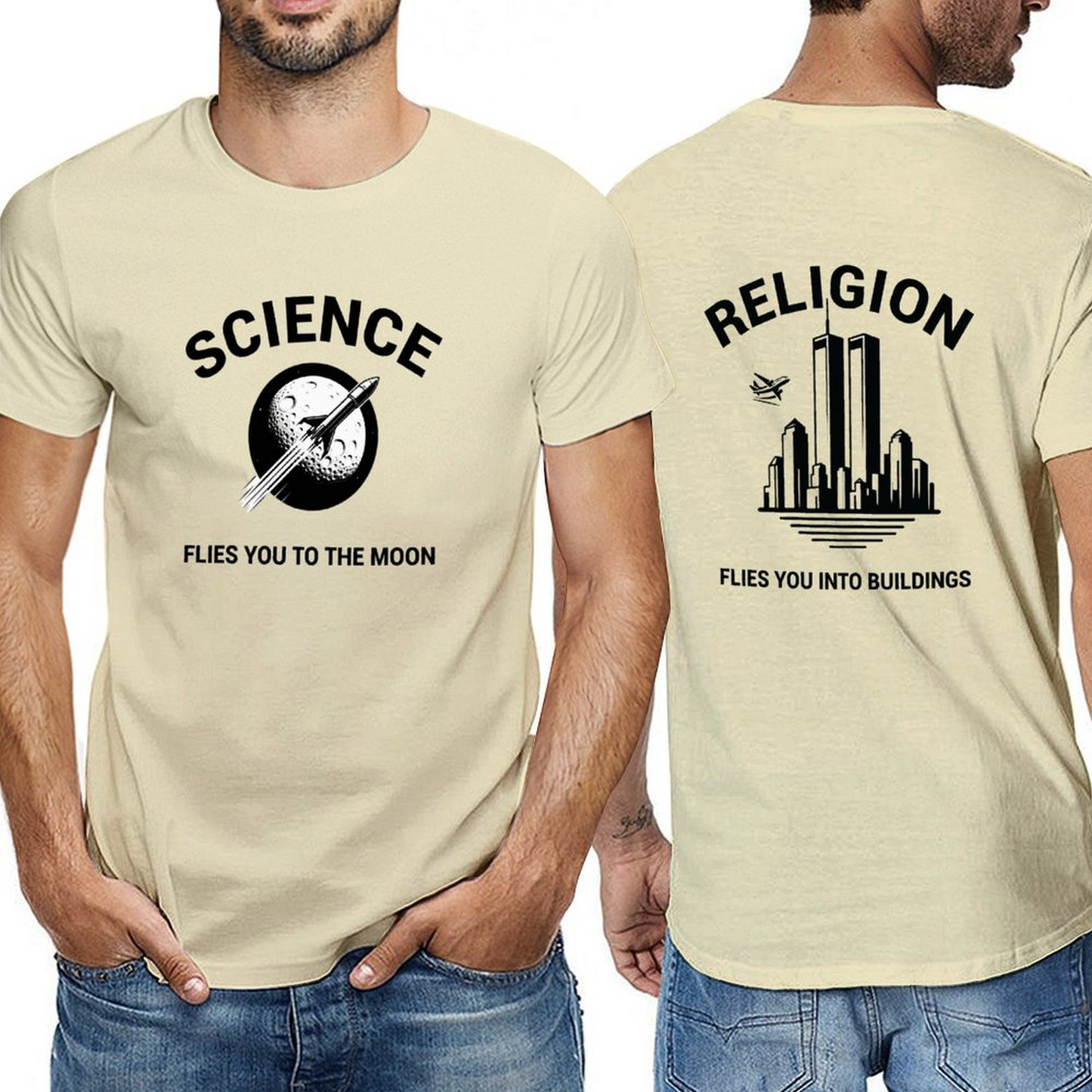 Science&Religon T-shirt
