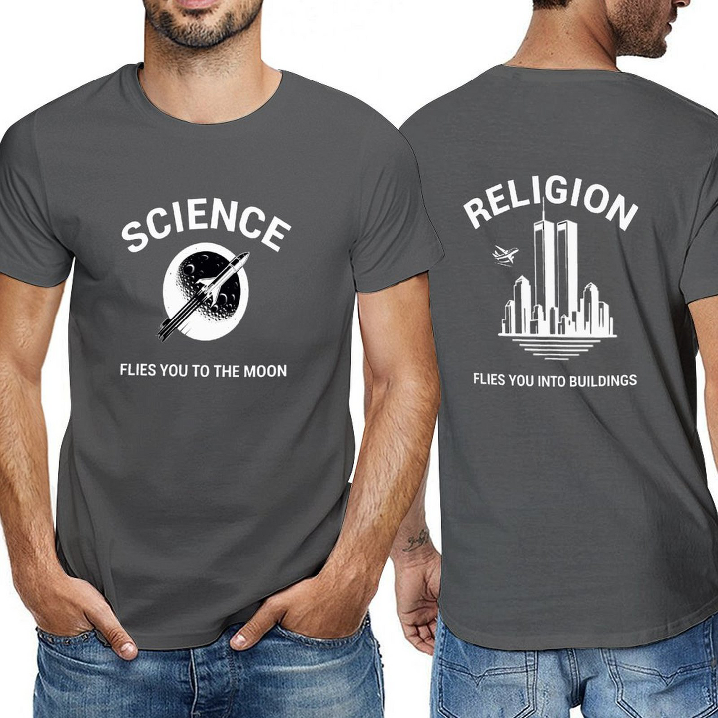 Science&Religon T-shirt