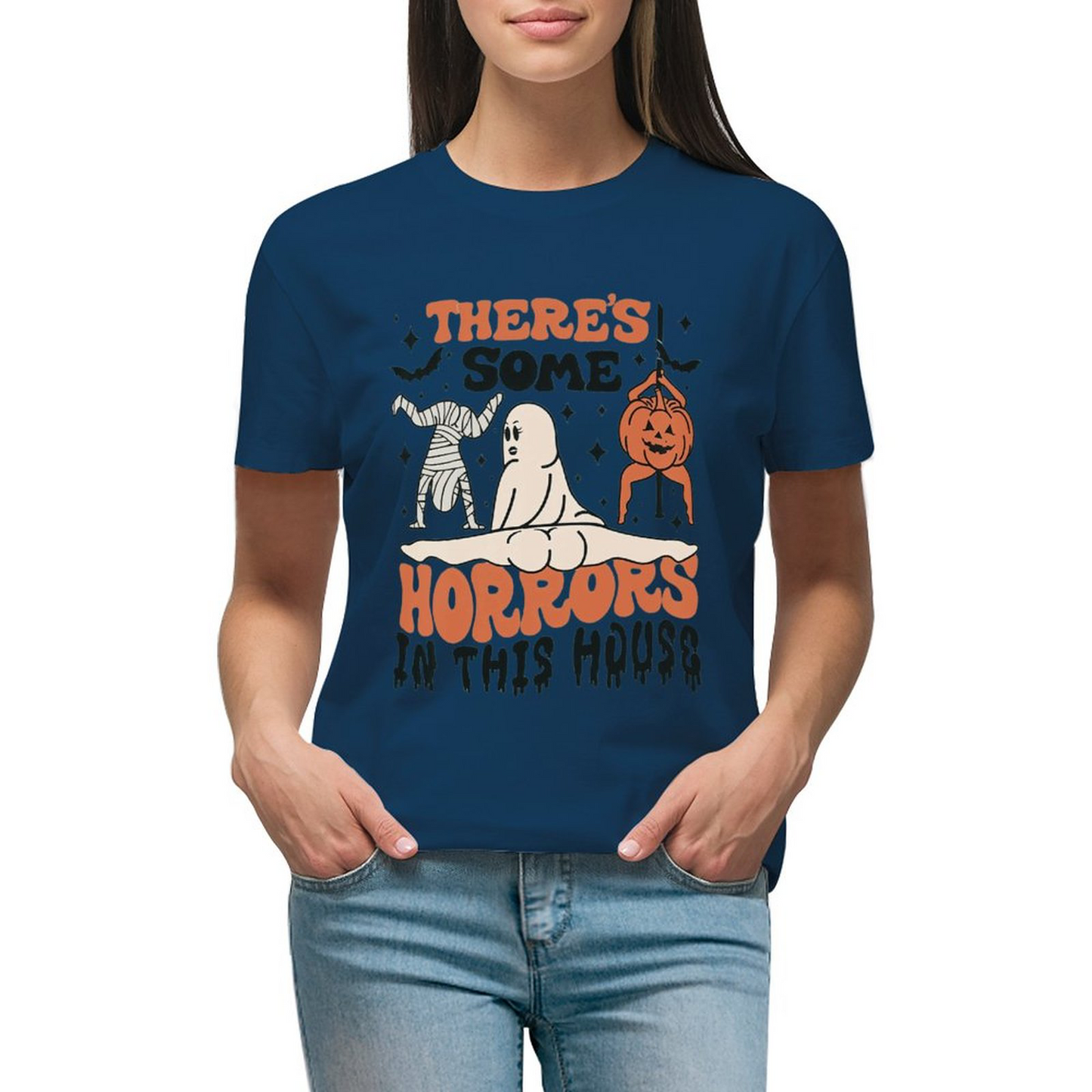 There's Some Horrors Female T-shirt