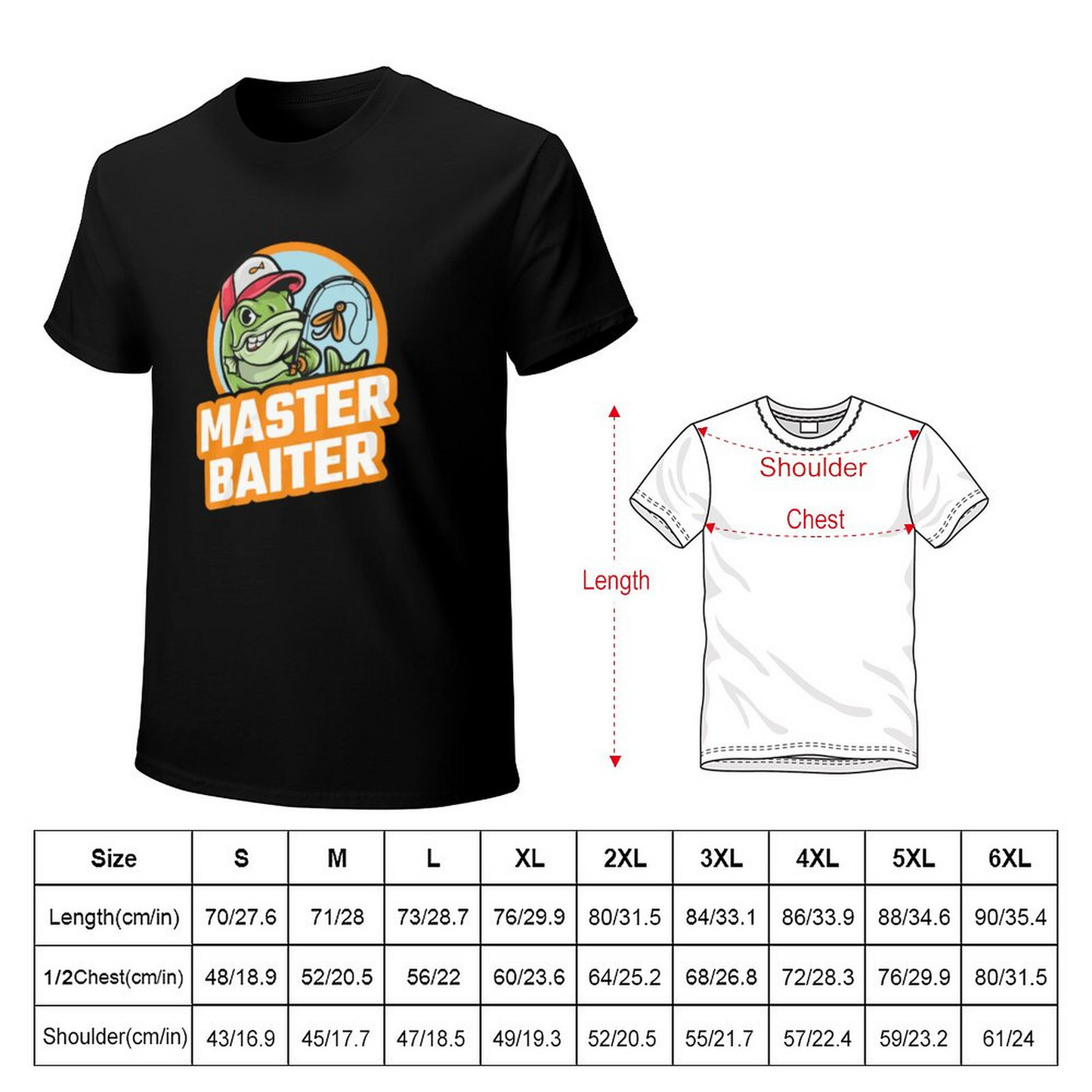 Men's T-shirt MASTER BAITER