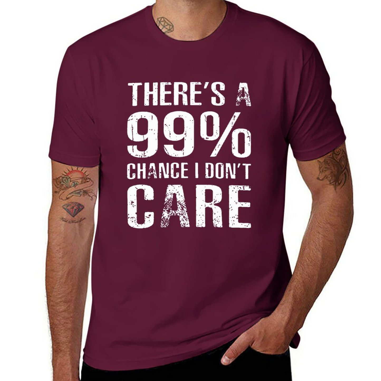 99% care Short Sleeve T-shirt for Men