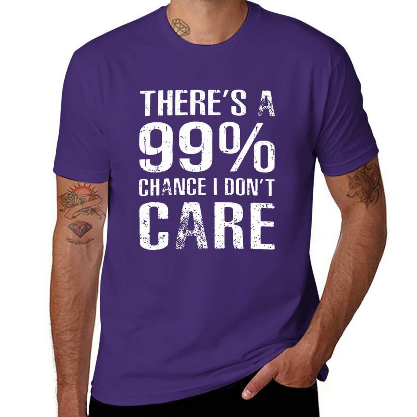 99% care Short Sleeve T-shirt for Men