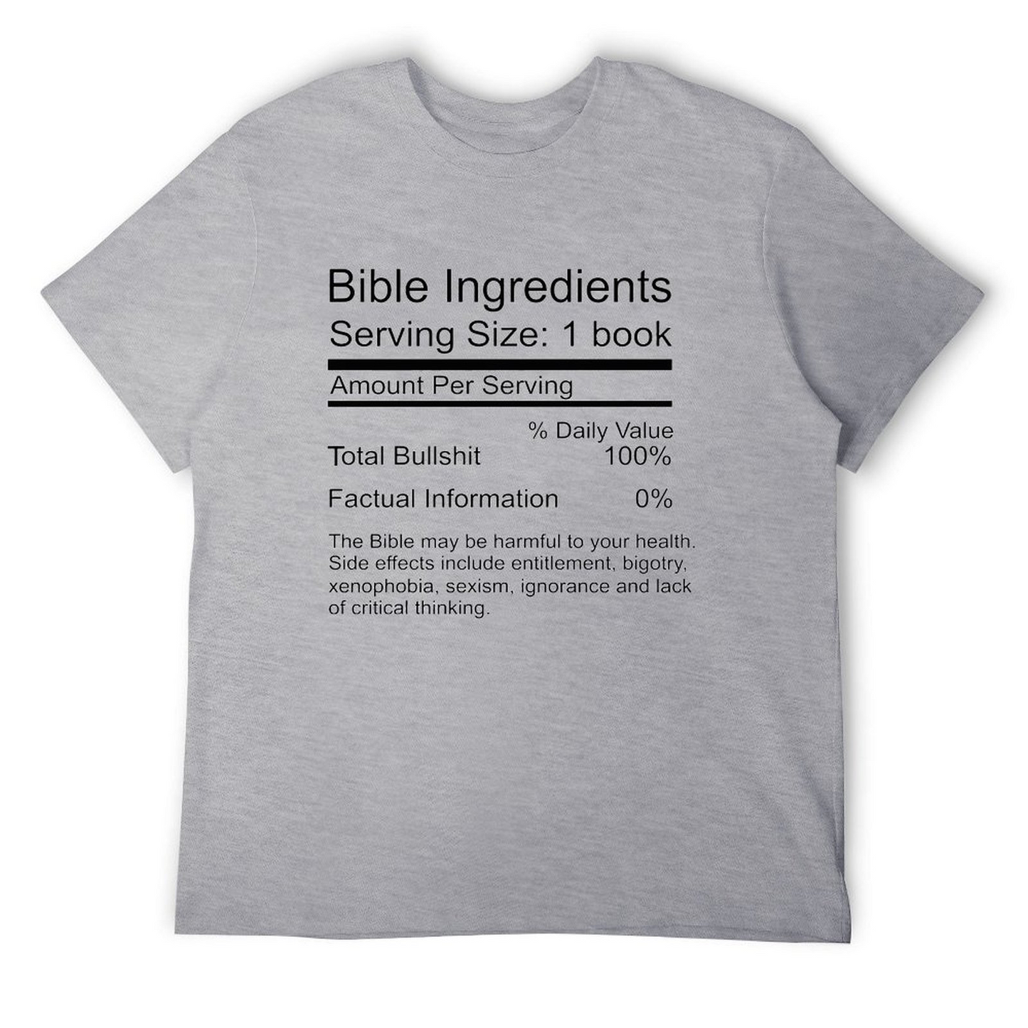 Bible Ingredients T-shirt