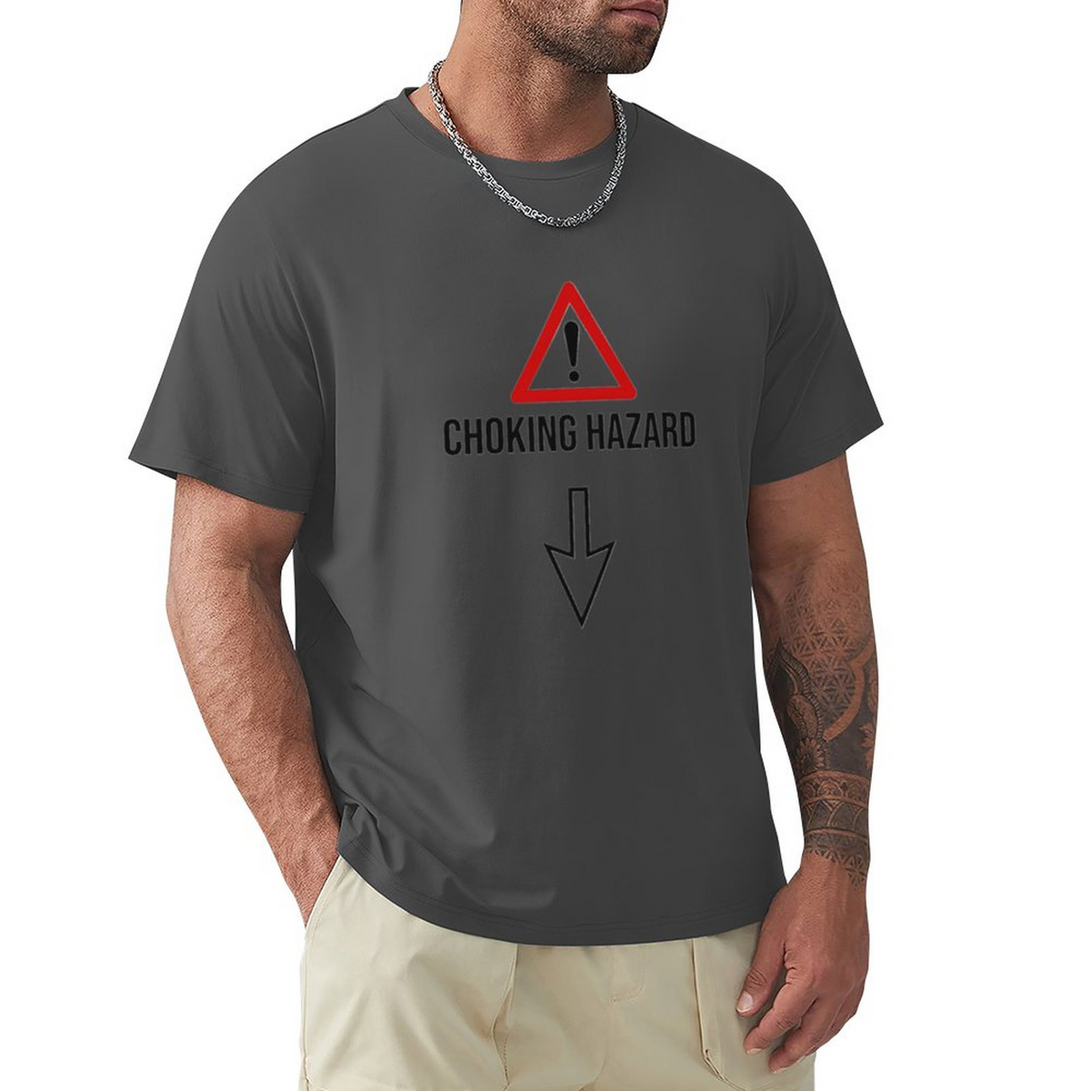 Men's Tee CHOKING HAZARD