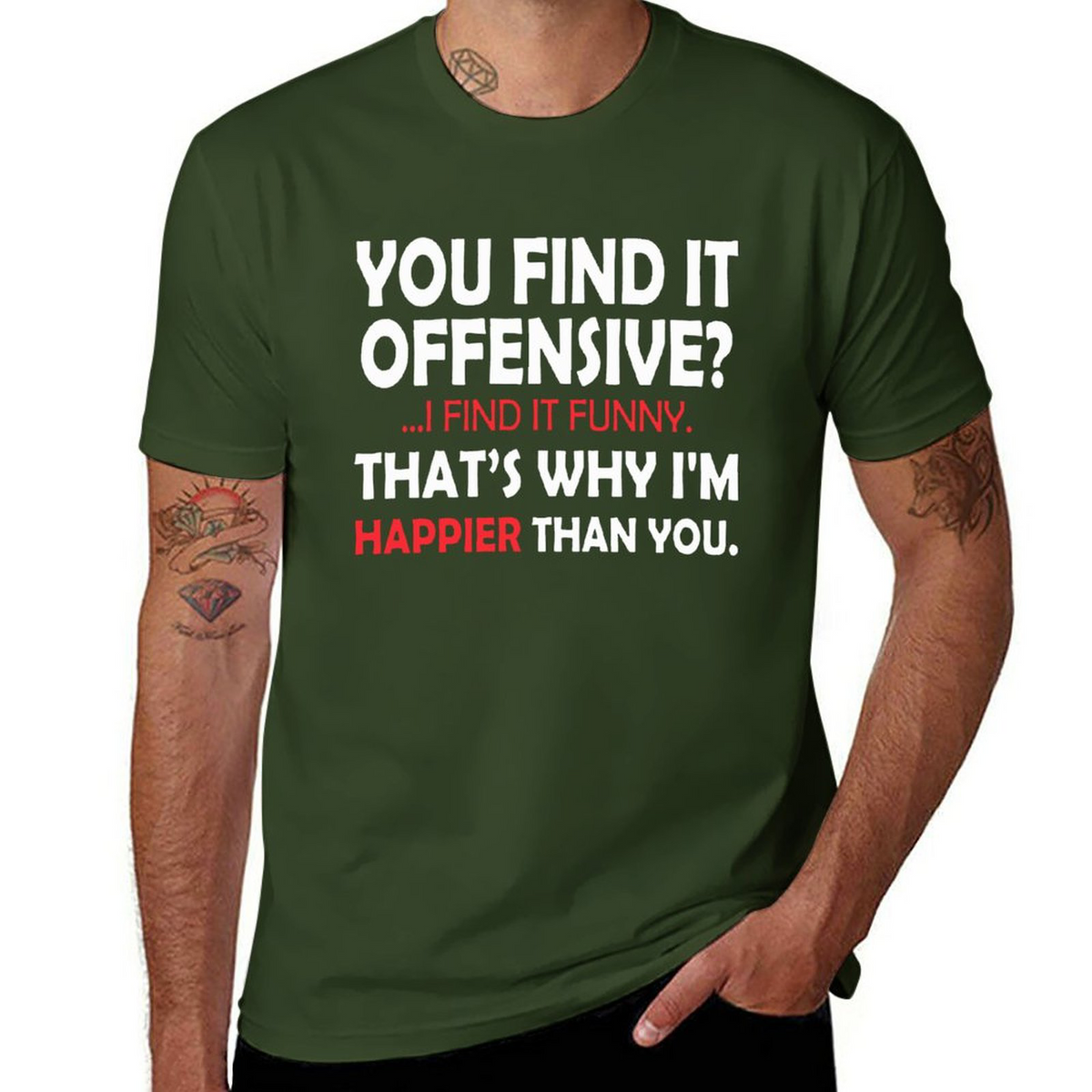You Find It offensive Tee for Men
