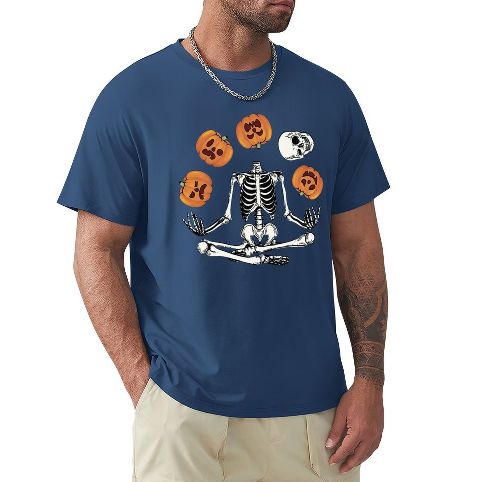 Men's Tee Pumpkin Bones