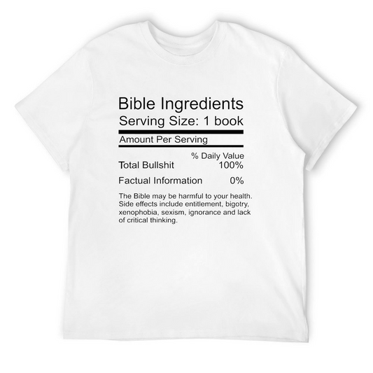 Bible Ingredients T-shirt