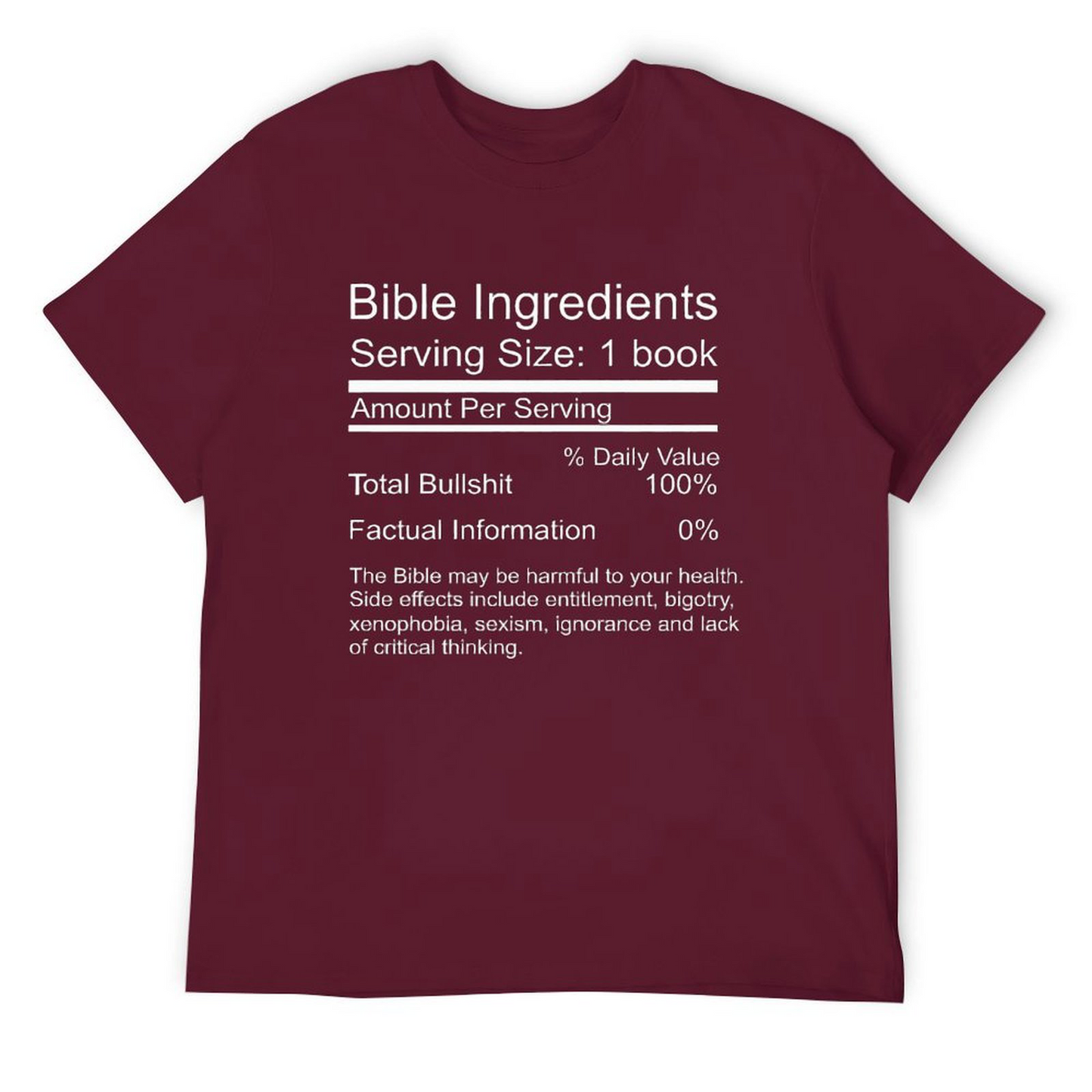 Bible Ingredients T-shirt