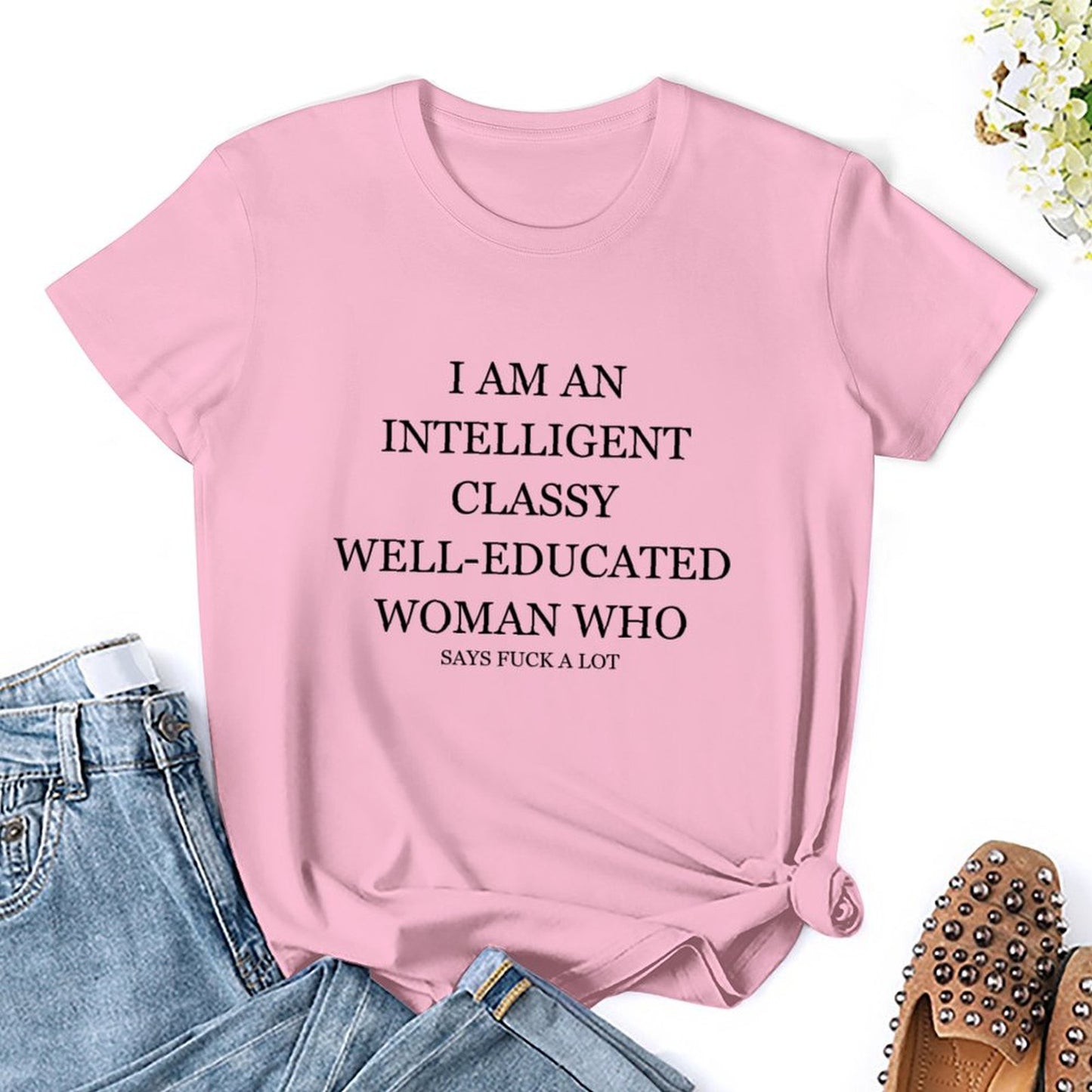 Intelligent Classy Well-Educated Woman T-shirt