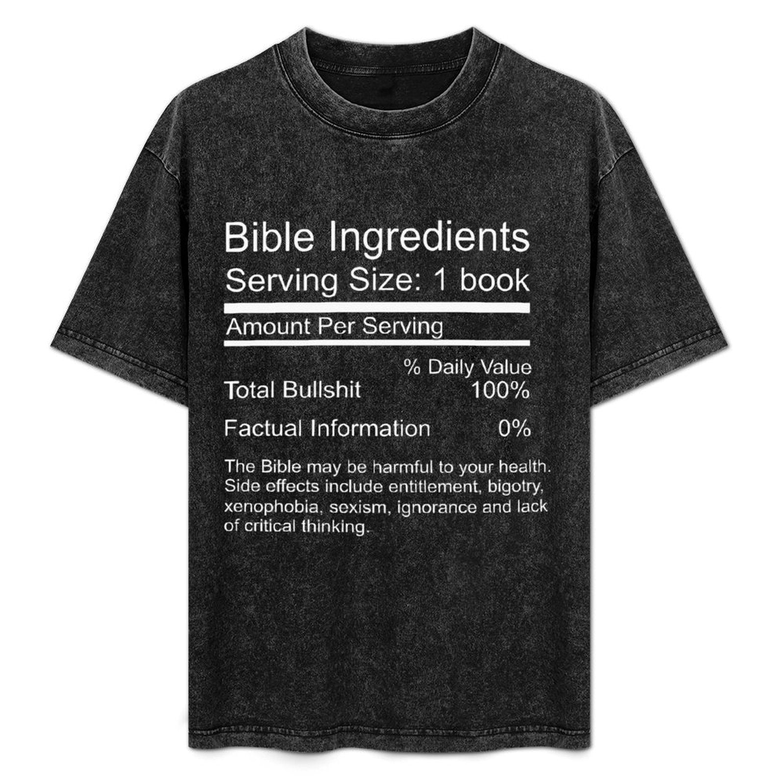 Illegal Series Unisex Mineral Washed Tee