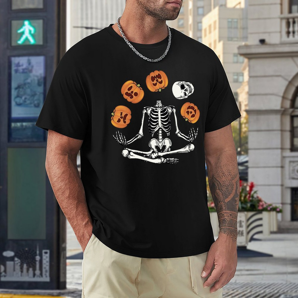 Men's Tee Pumpkin Bones