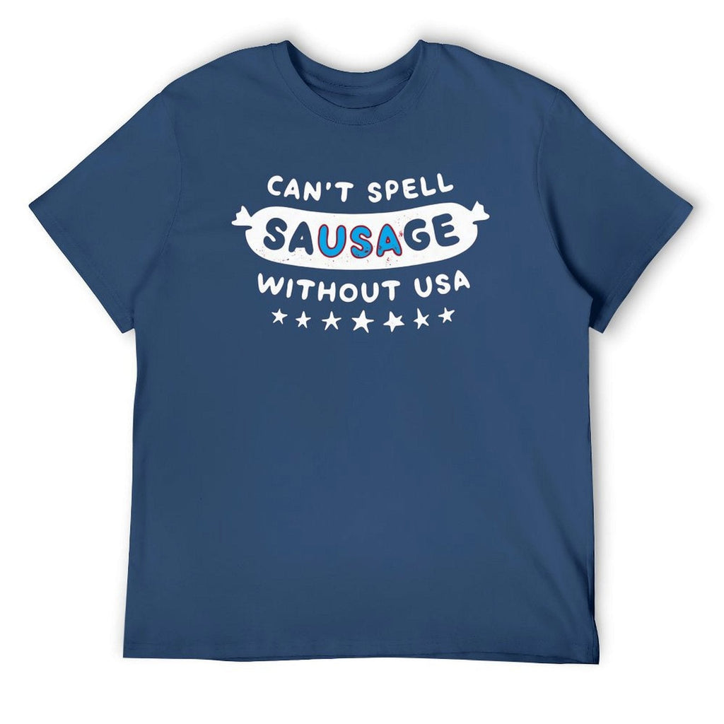 Can't Spell Sausage Without USA Tee