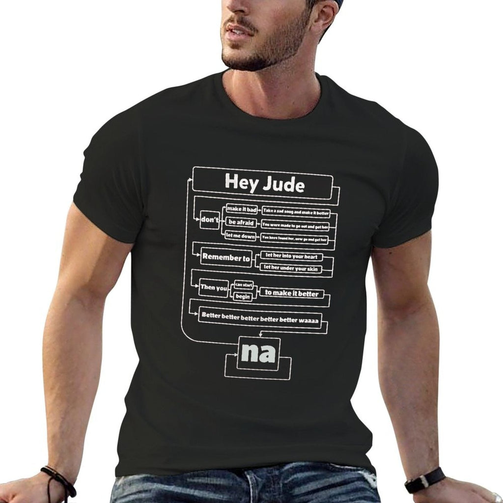 Hey Jude Lyric Flowchart Tee