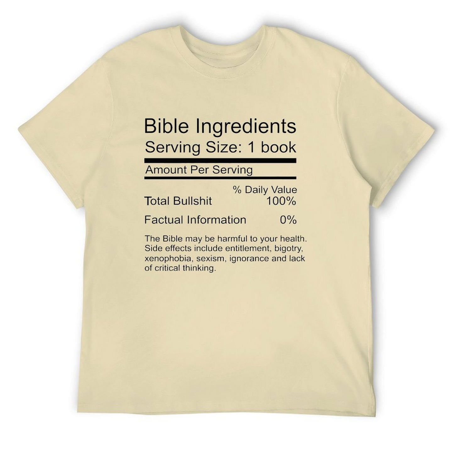 Bible Ingredients T-shirt