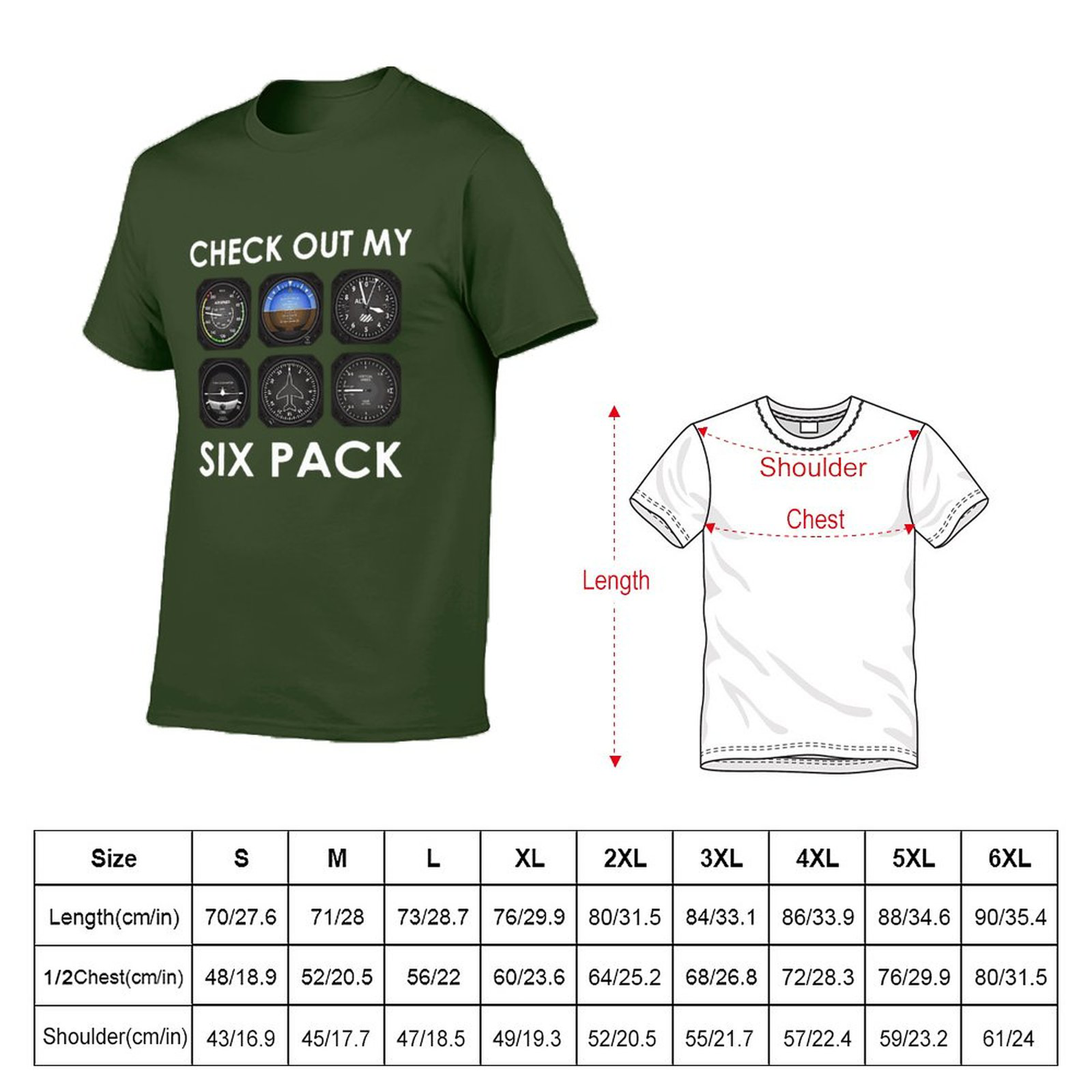 CHECK OUT 6 PACK Tee