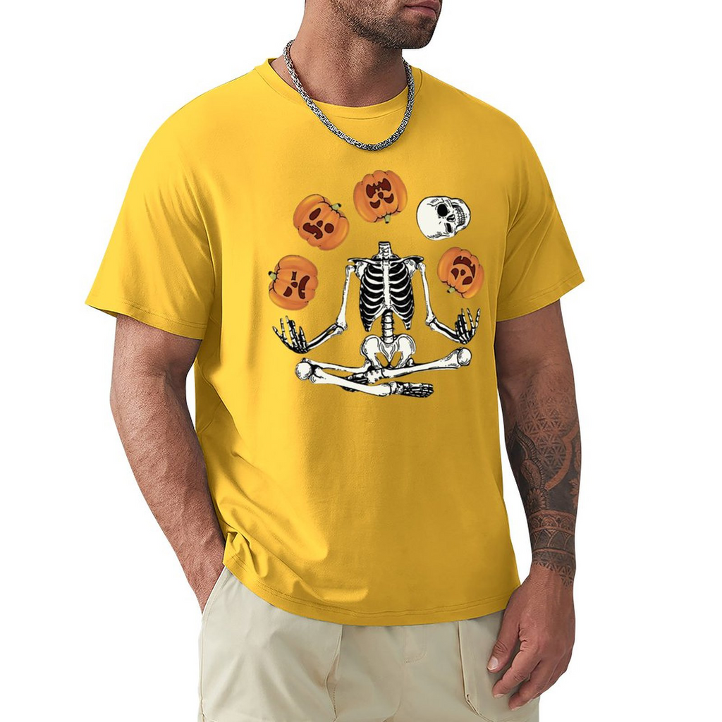 Men's Tee Pumpkin Bones