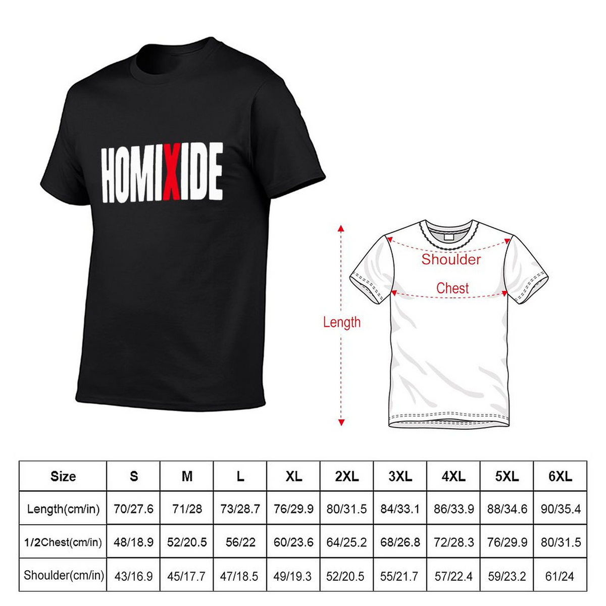 HOMIXIDE Tee for Men