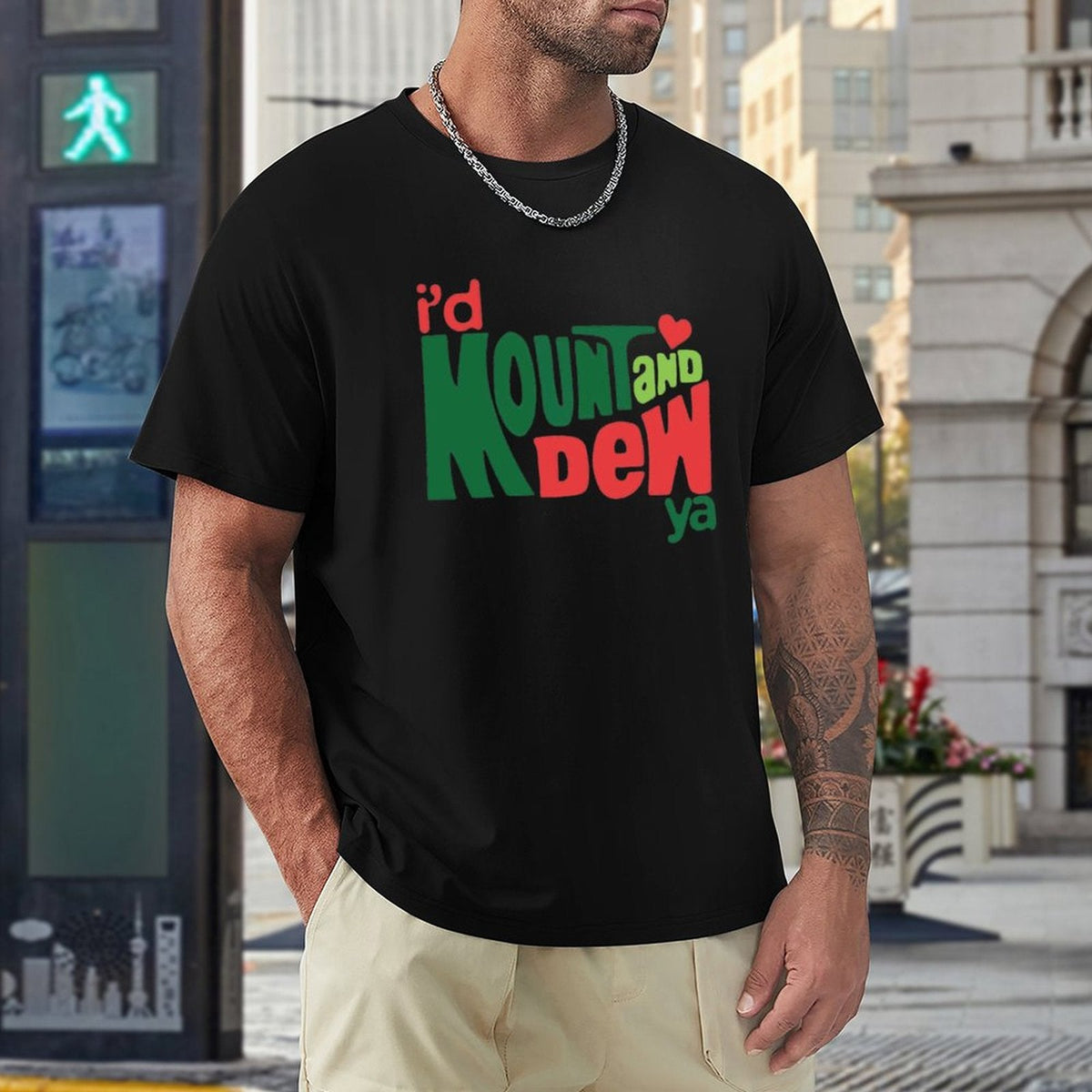 Men's Tee I'd Kount And Dew Ya