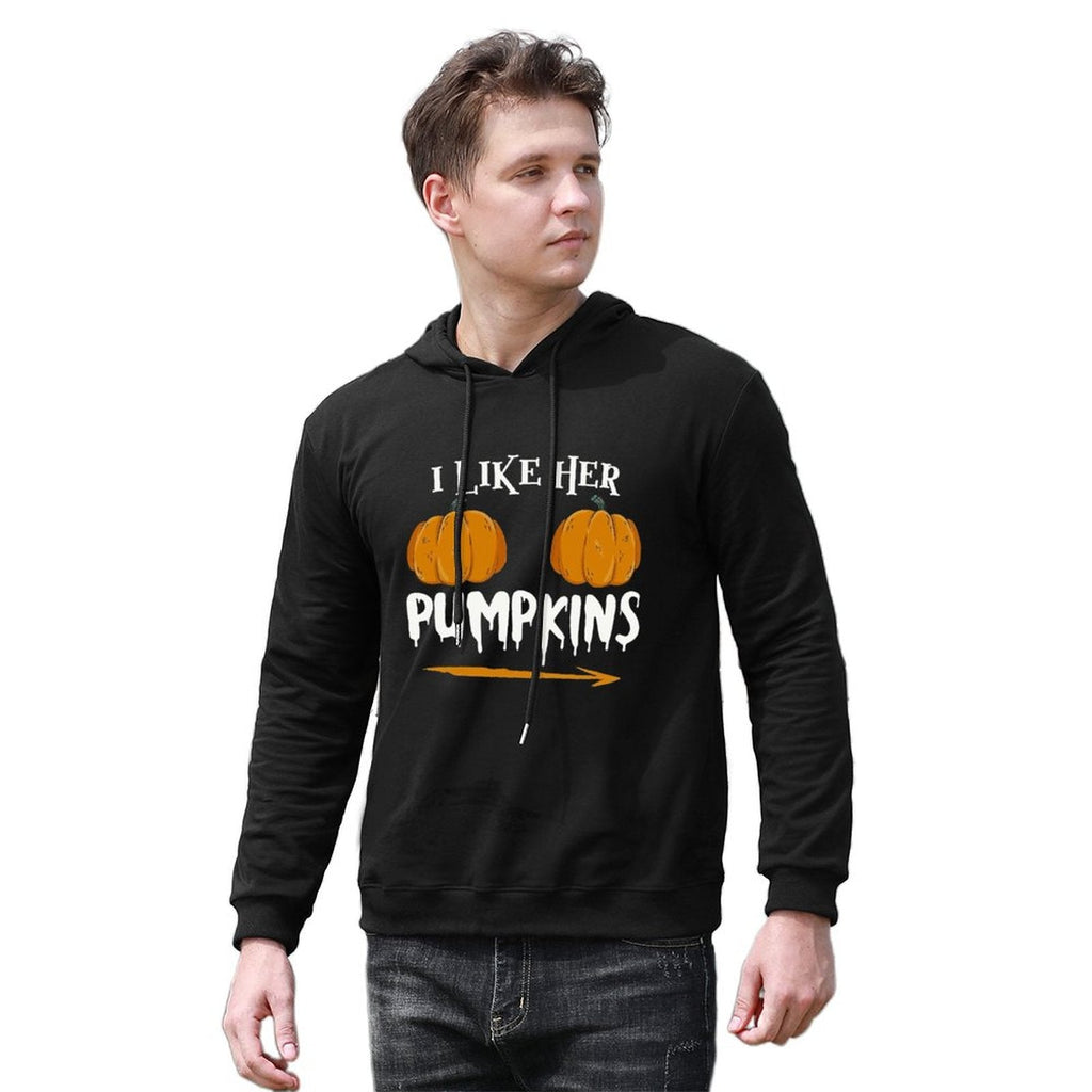 Men Hoodie Ilkeher Pumpkins