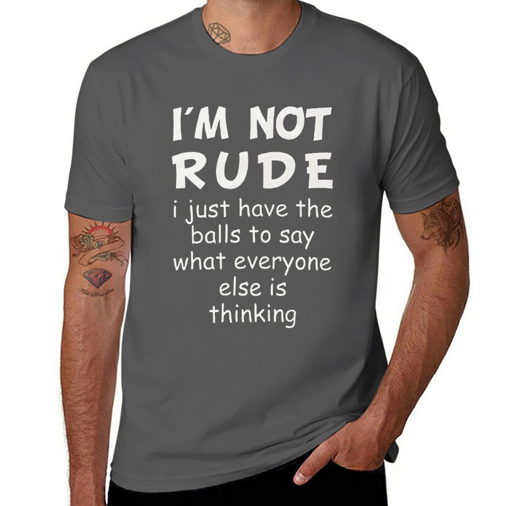 I'm Not Rude Tee