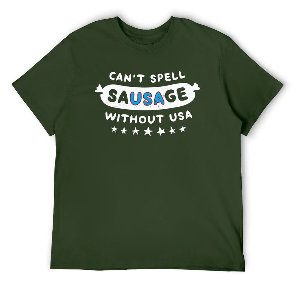 Can't Spell Sausage Without USA Tee