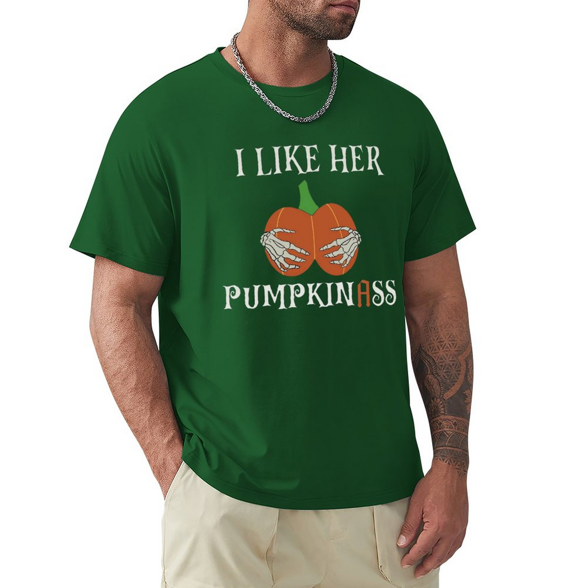 Men's Tee I Like Her Pumpkinass
