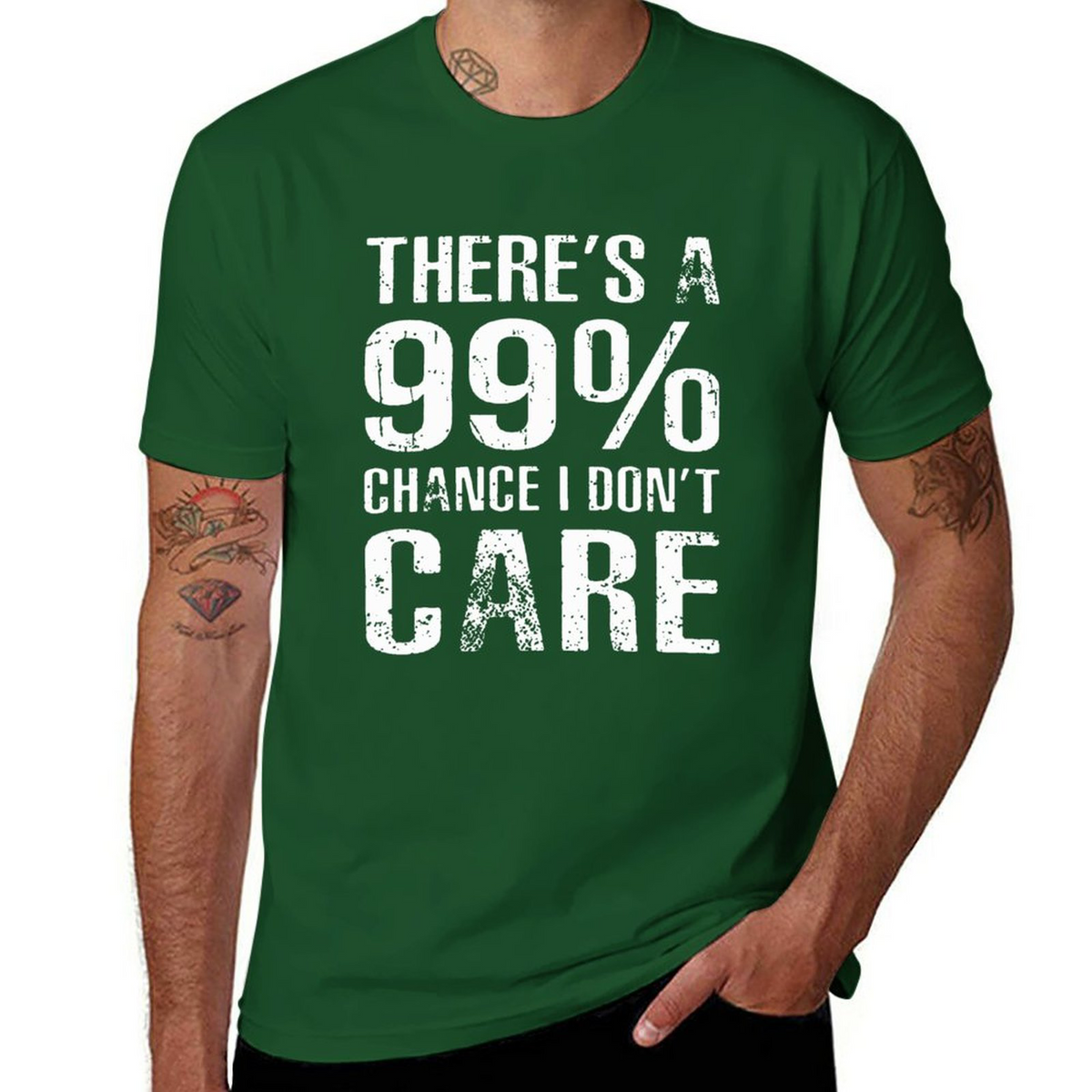 99% care Tee for Men