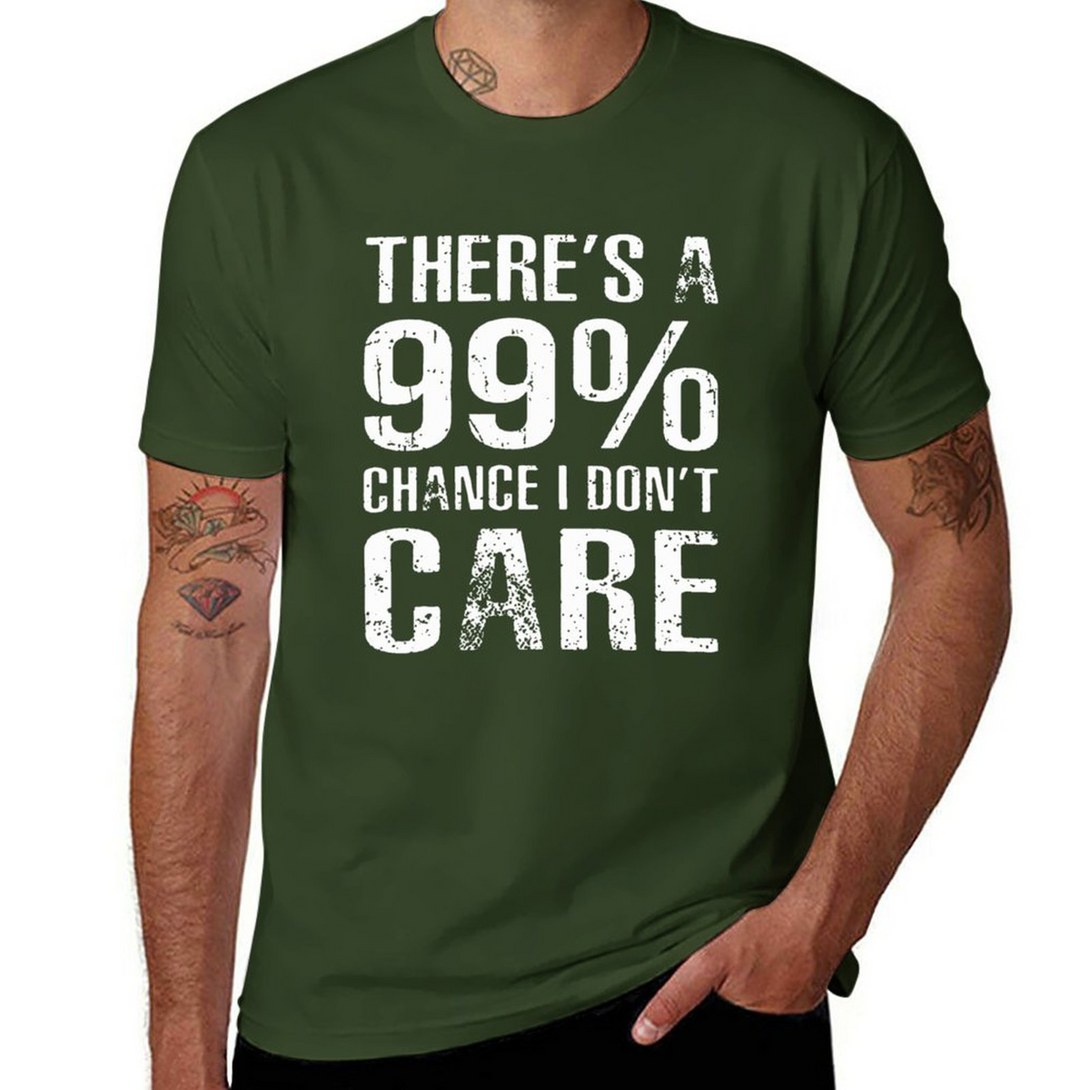 99% care Tee for Men