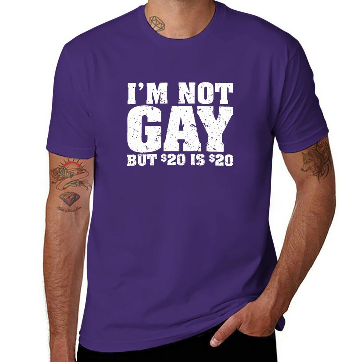 Tee I'm Not Gay But 20 Bucks Is 20