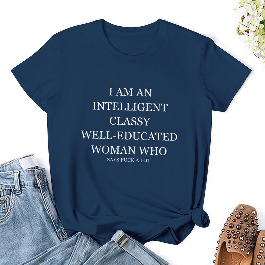 Intelligent Classy Well-Educated Woman Tee