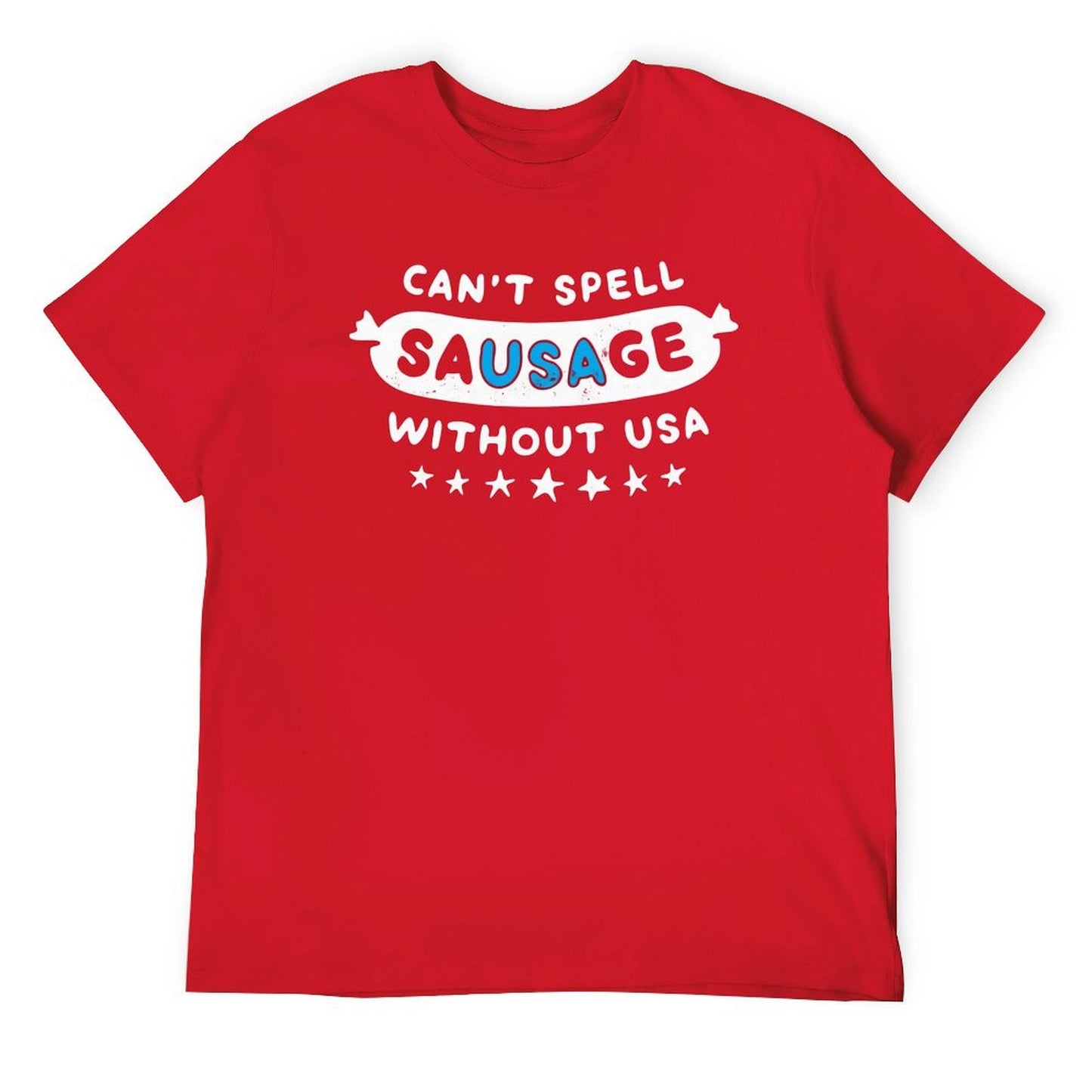 Can't Spell Sausage Without USA Short Sleeve T-shirt