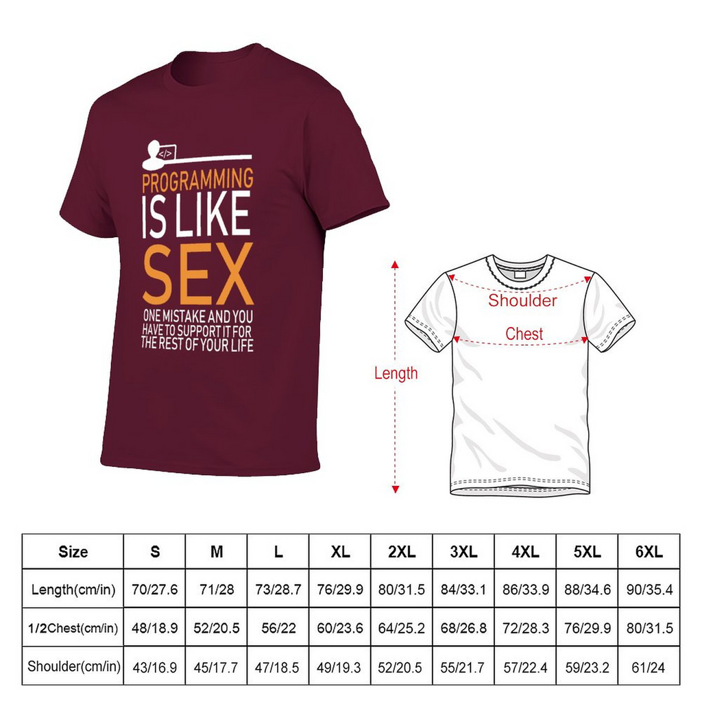 Programming Is Like Sex Tee