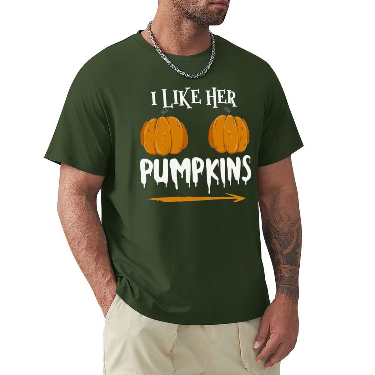 Men's Tee Ilkeher Pumpkins