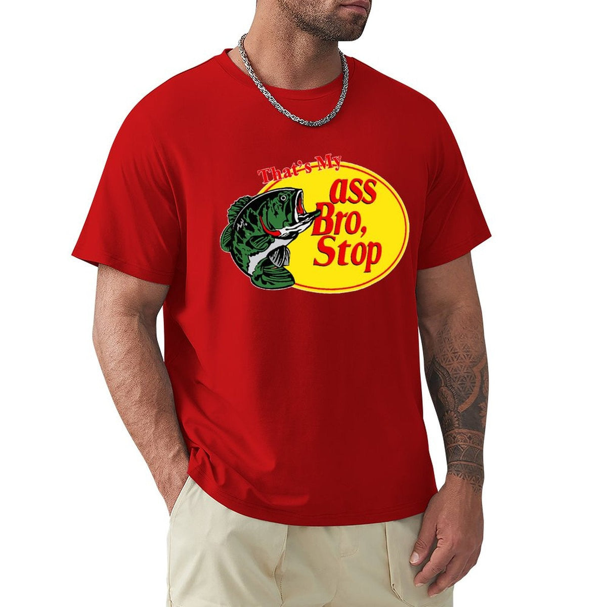 Men's Tee ASS BRO STOP
